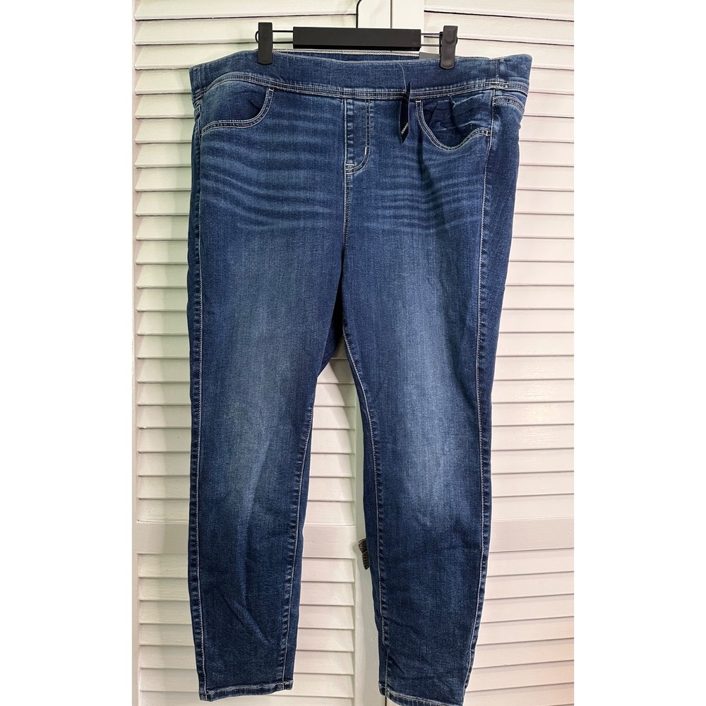NWT Torrid Size 2XS 18/20 Extra Short Lean Jeans High Rise Pull On Super Skinny